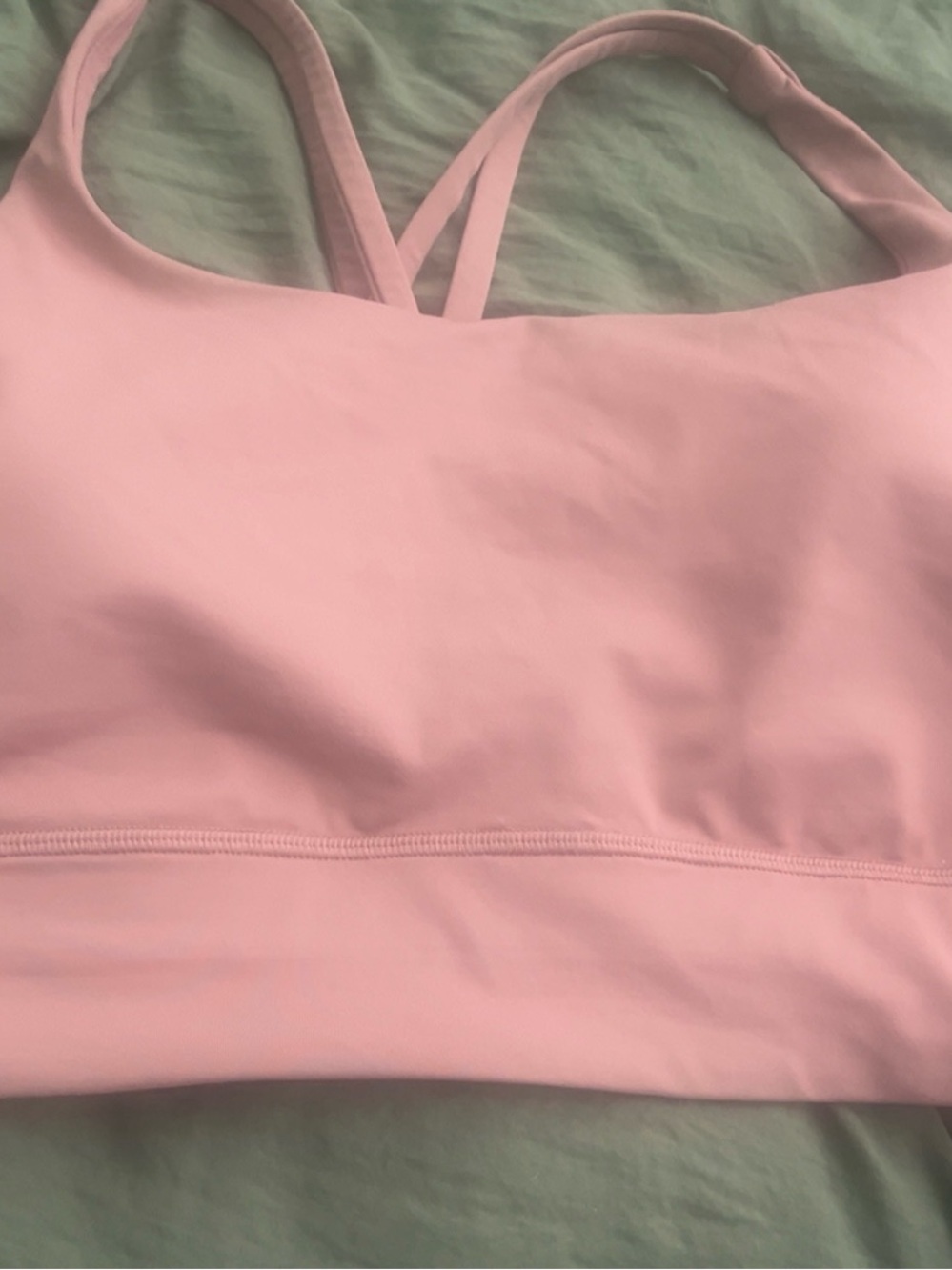 lululemon athletica Pink Double-Strap Sports Bra